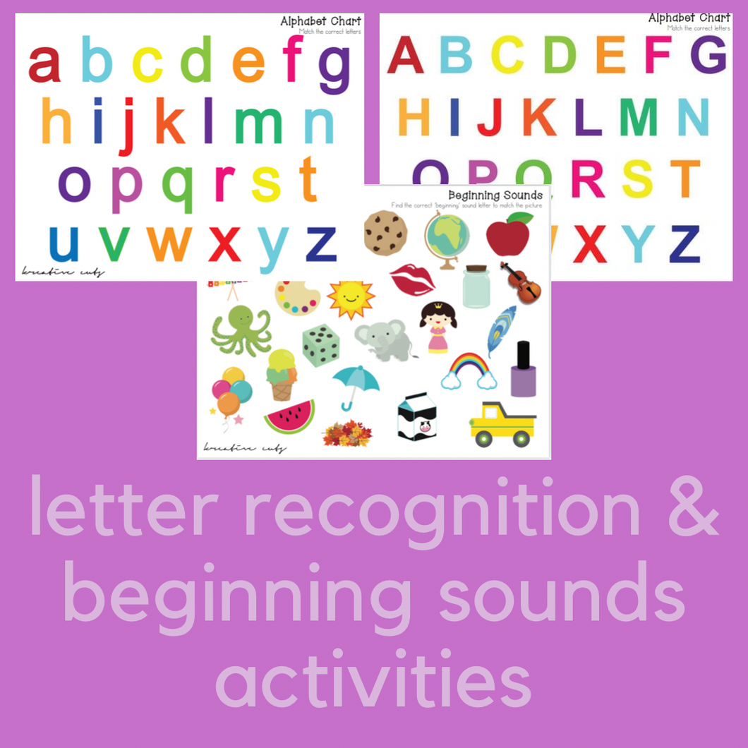 Letter Recognition and Beginning Sounds